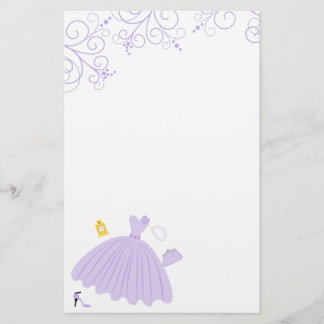 Vackert, vackra Dress Brevpapper