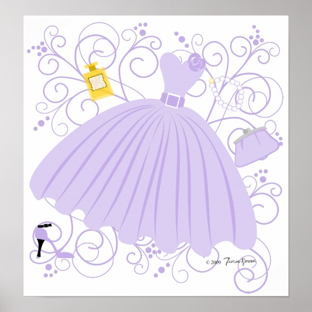 Vackert, vackra Dress Poster (Framsidan)