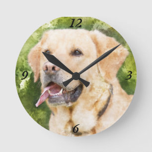 Vackert väggklocka - Labrador Retriever