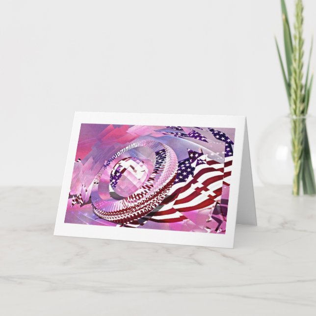 Vackert världsdagskort kort (Framsida)