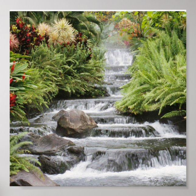 vackert vattenfall poster (Framsidan)