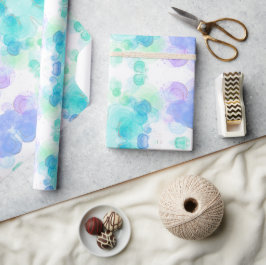 Vackert vattenfärgseffekt Svällning Papper Presentpapper