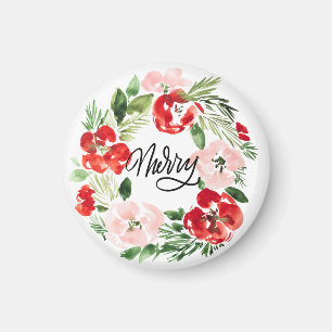 Vackert vattenfärgsfrö God andedräkt Magnet