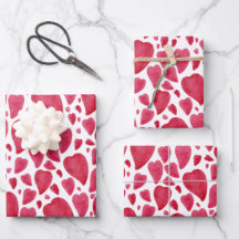 Vackert vattenfärgshjärta