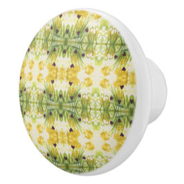 Vackert vattenfärgsskåp Blommigt Heart-skåp Drag Knopp