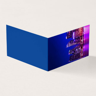 vackert vikande affärskort visitkort