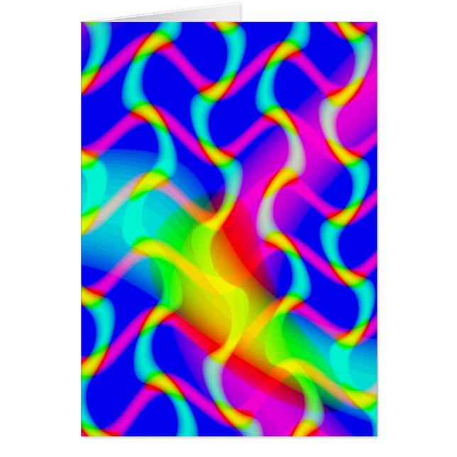 Vackert Vinkar Hälsningskort (Framsidan)