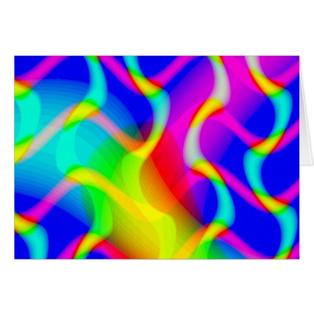 Vackert Vinkar Hälsningskort (Framsidan Horizontal)