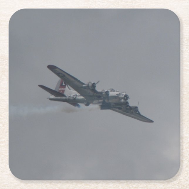 Vackert Vintage Wartime-flygplan Underlägg uppsätt (Framsidan)