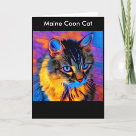 Vackert, vismisk konstnärlig tabbe av Maine Coon C Kort