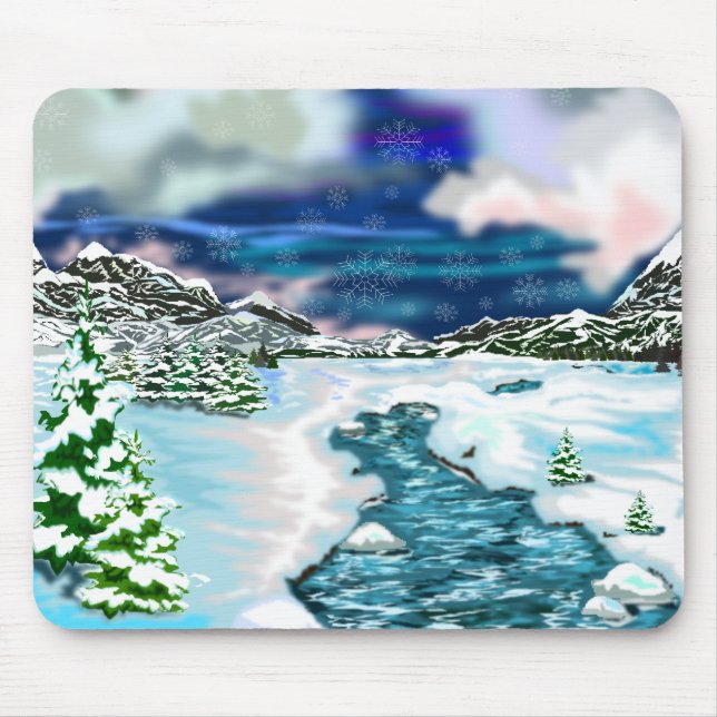 Vackert Winter Musmatta (Framsidan)