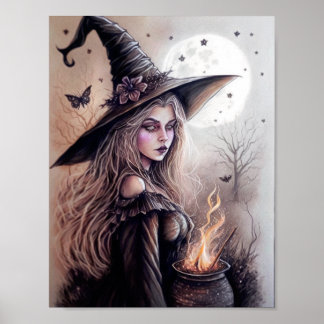 Vackert Witch Poster