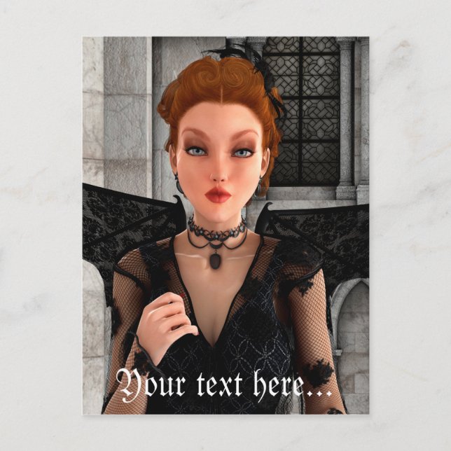 Vackert Witch Vykort (Framsida)