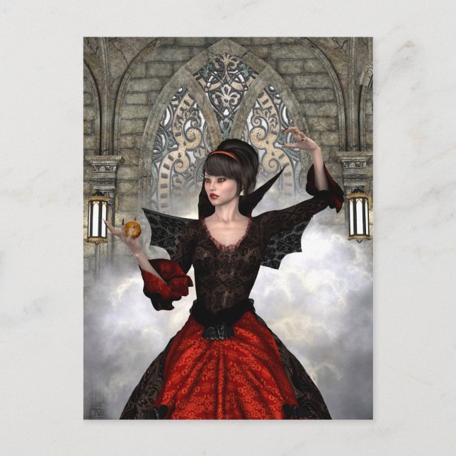 Vackert Witch Vykort (Framsida)