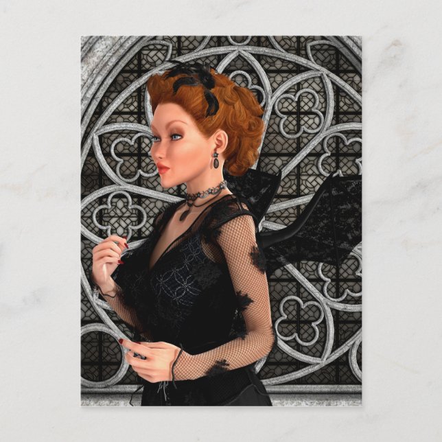 Vackert Witch Vykort (Framsida)