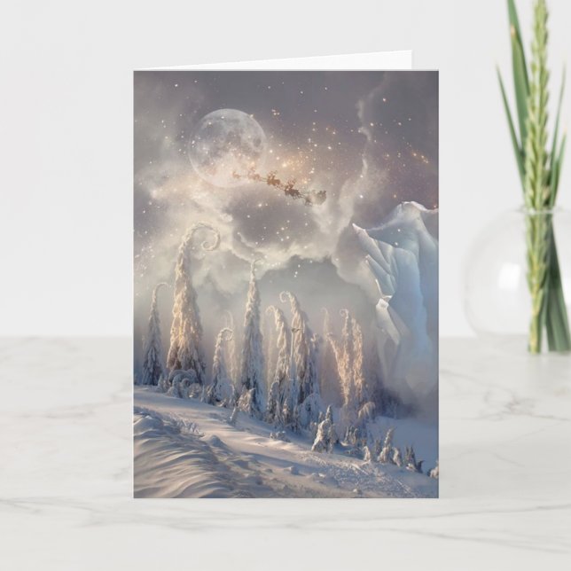 Vackertomtomten i jultomten helgkort (Framsida)