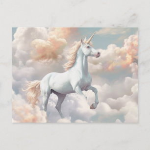 Vackfint Unicorn-vykort Vykort
