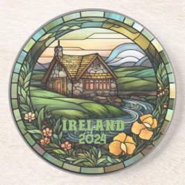 Vackig Grönt Ireland Souvenir Underlägg
