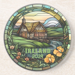 Vackig Grönt Ireland Souvenir Underlägg