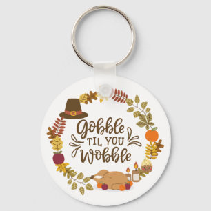 Vackla Glad Thanksgiving Nyckelring