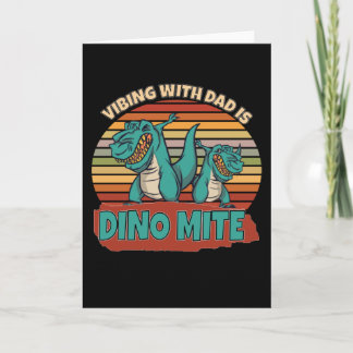 Väckning med Pappa är Dino Mite Kort