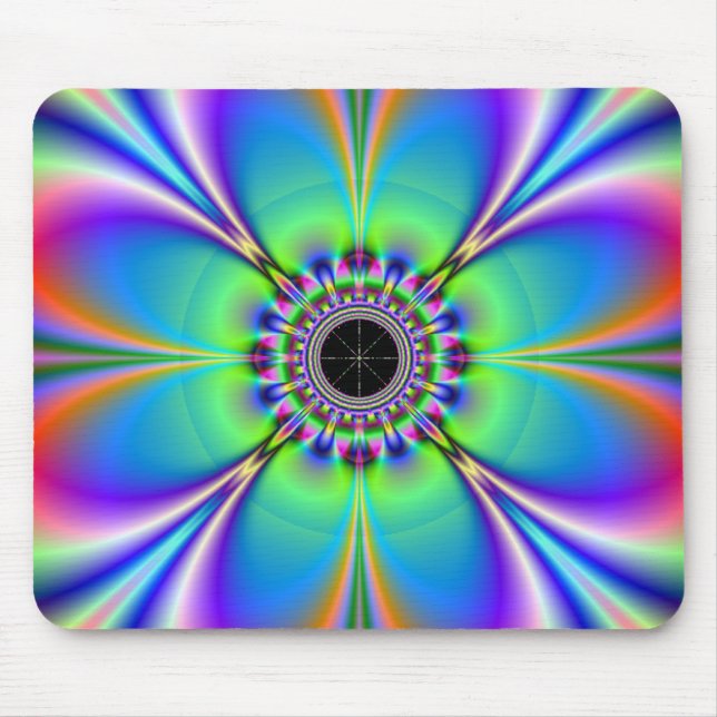Vackra Aloha Blommigt Mousepad Musmatta (Framsidan)
