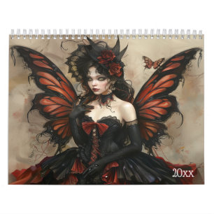 Vackra Älvor Eleganten Butterflies Kalender