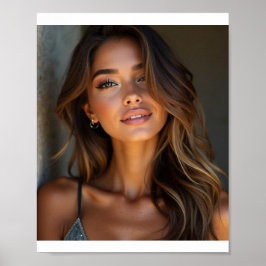 Vackra amerikanska kvinnor poster