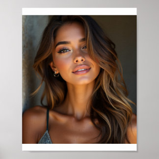 Vackra amerikanska kvinnor poster