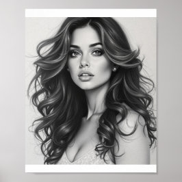 Vackra amerikanska kvinnor poster