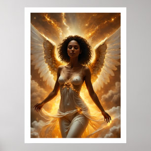Vackra Angel Poster - Andlig Guardian