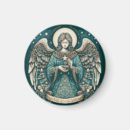 Vackra Angel under stjärnorna Magnet