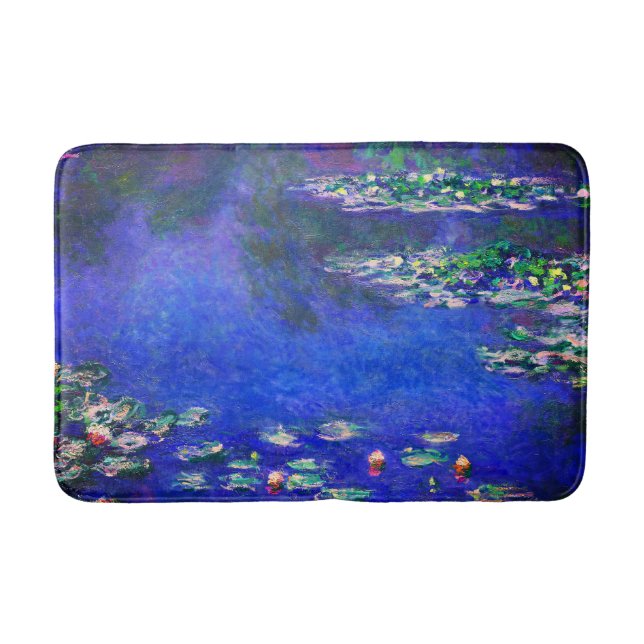 Vackra antika näckrosor av Claude Monet Badrumsmatta (Framsidan)