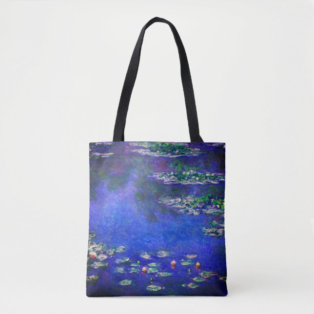 Vackra antika näckrosor av Claude Monet Tygkasse (Framsida)