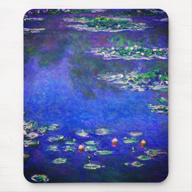 Vackra antika vattenliljor av Claude Monet Musmatta (Framsidan)