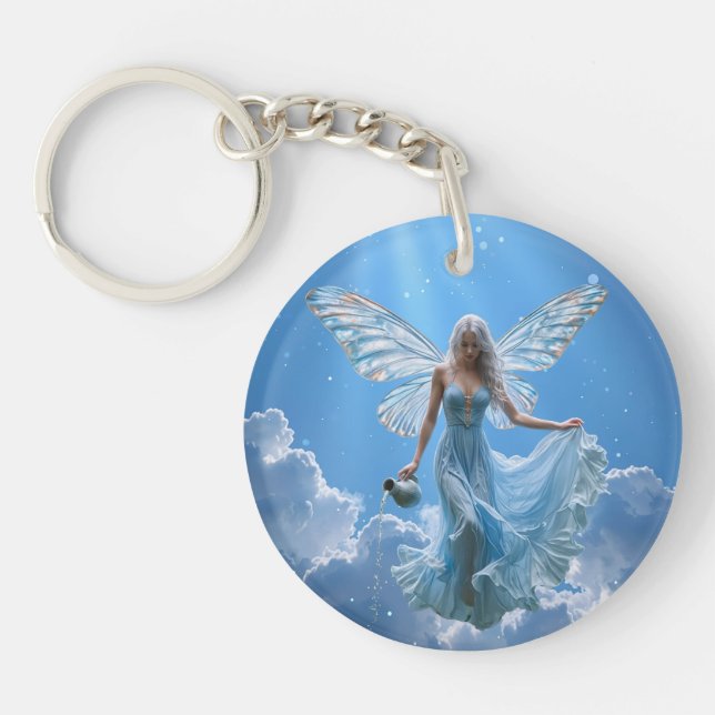 Vackra Aquarius Fairy i Clouds (Framsidan)