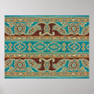 Vackra, arab, arabiska, arabiska, arabesque-väv poster
