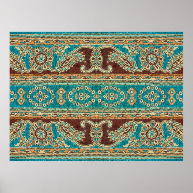 Vackra, arab, arabiska, arabiska, arabesque-väv poster (Framsidan)