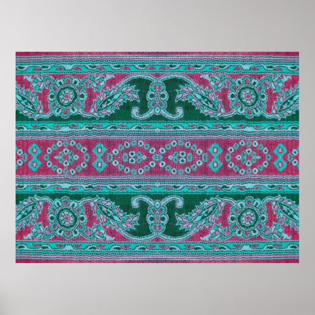 Vackra, arab, arabiska, arabiska, arabesque-väv poster (Framsidan)