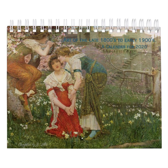 Vackra århundradets målningar kalender (Omslag)