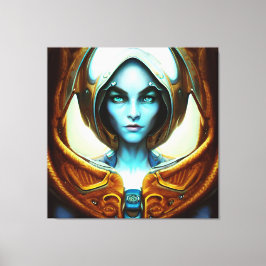 Vackra Arskiljetrian Woman Canvastryck