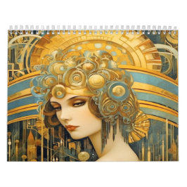 Vackra Art Deco Roaring 20's Kalender