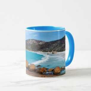 Vackra australiska Beach och Ocean Vinkarare Mugg