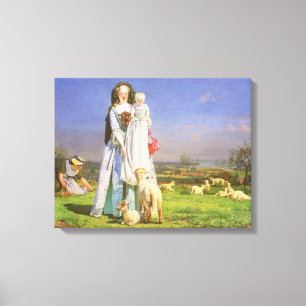 Vackra Baa Lamm av Ford Madox Brown Canvastryck
