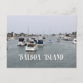 Vackra Balboa Island, CA, vykort! Vykort