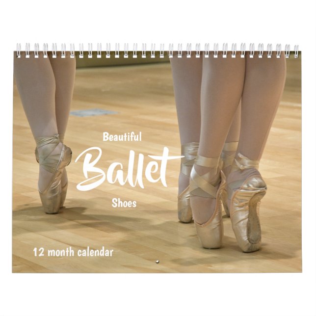 Vackra Ballet Shoes 2026 Kalender (Omslag)