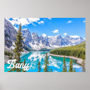Vackra Banff National Park, Alberta, Kanada Poster