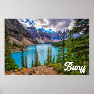 Vackra Banff National Park, Alberta, Kanada Poster