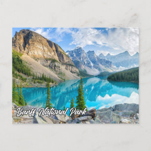 Vackra Banff National Park, Alberta, Kanada Vykort