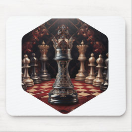 Vackra Baroque Styled Chess Biet - drottningen Musmatta